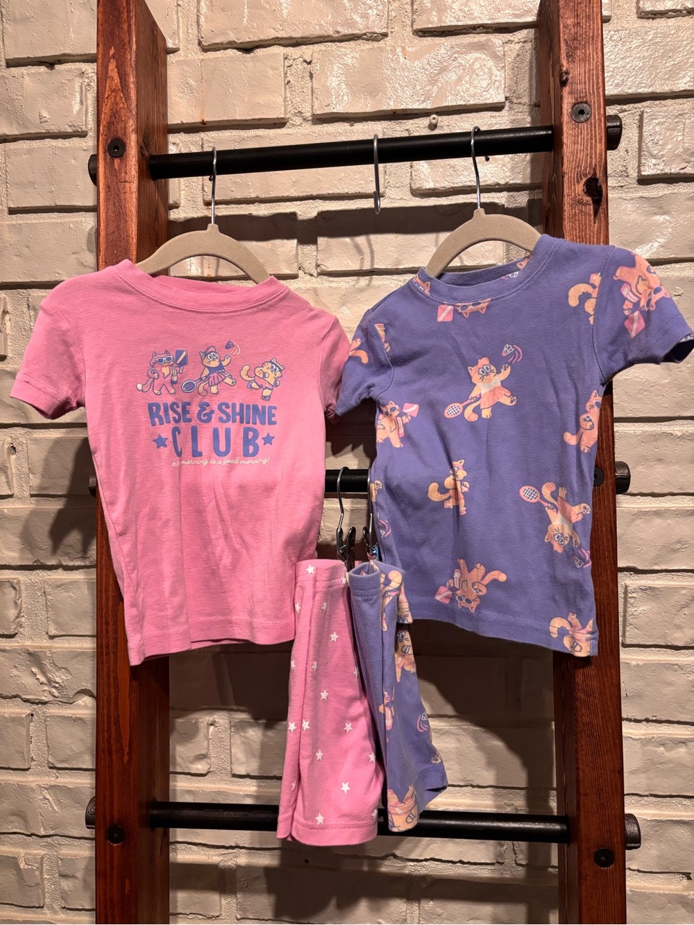 Carters Pink & Purple 2 pack Pajama Set